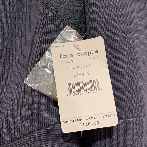 New We The Free People Victorian Lace Jacket Military Western Size 2 - Picture 4 of 12